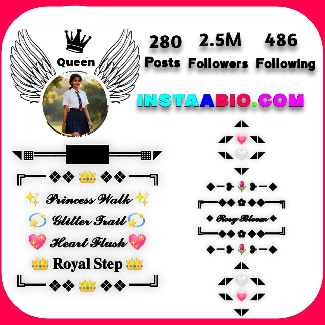 Instagram Bio for Girls Stylish Font Attitude Hindi With Emoji