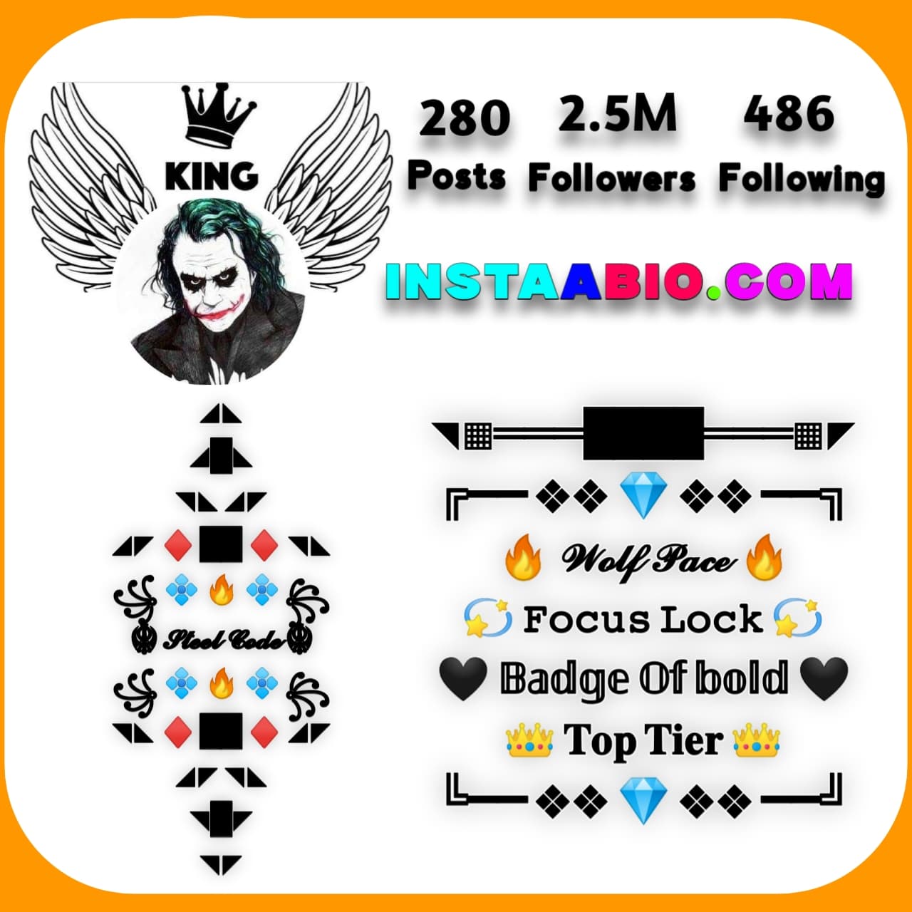 Instagram Vip Bio Stylish Font For Boy Attitude With Emoji